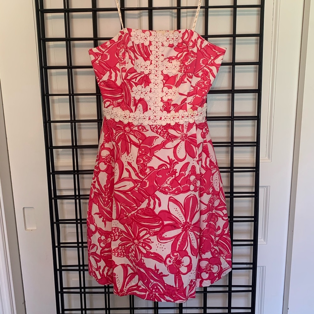 Lily Pulitzer strapless dress